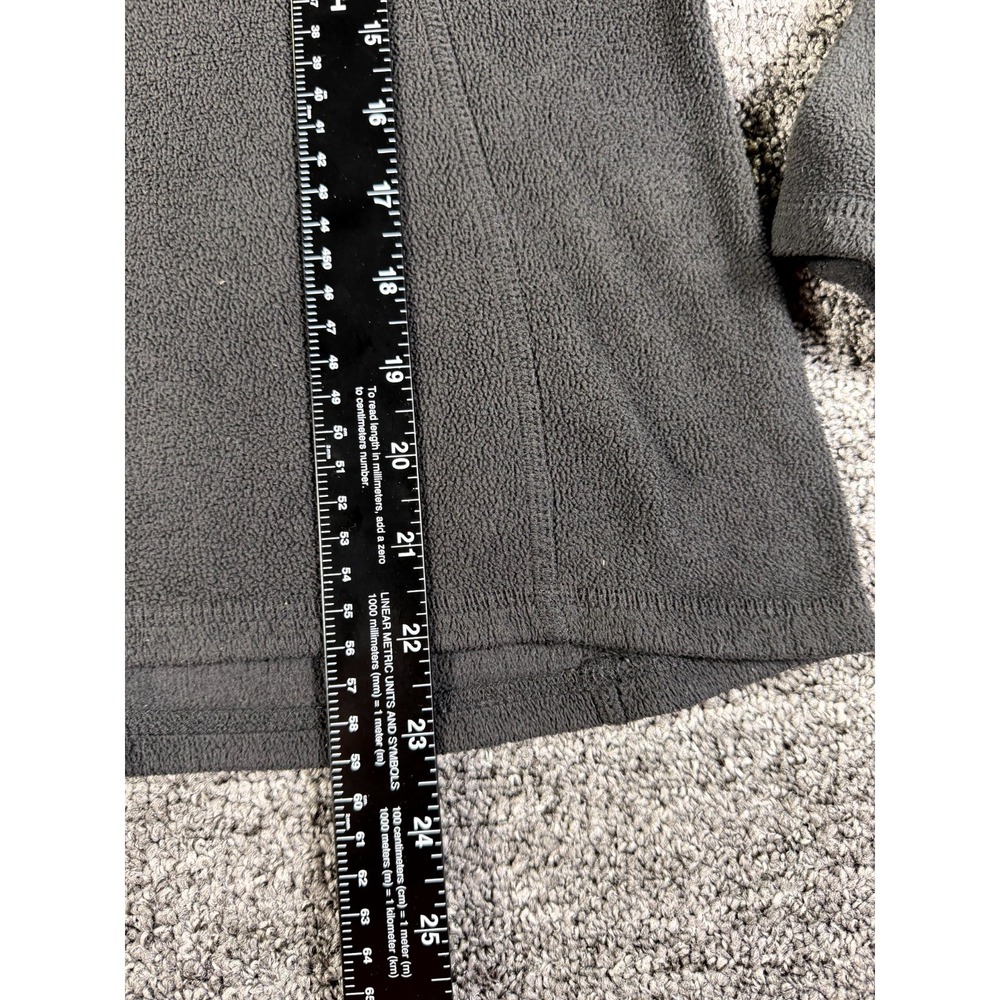 The North Face Fleece Sweatshirt Womens Medium Black Long Sleeve Quarter Zip - Picture 12 of 16